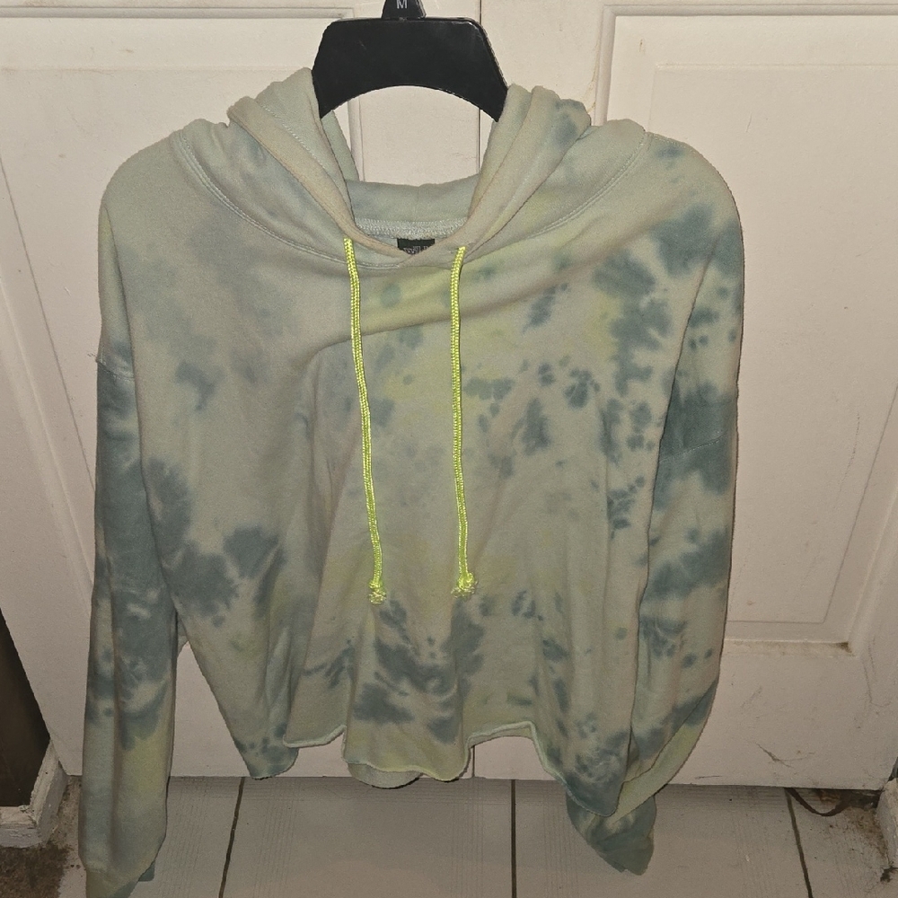 Wild Fable Tie-Dye Hoodie with Neon Accents